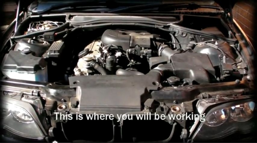 BMW 316i SE 2001 Cam Sensor Replace DIY orange light SRS