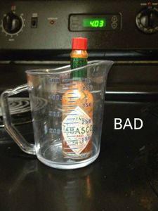 Check That the Object Fits in the Measuring Cup