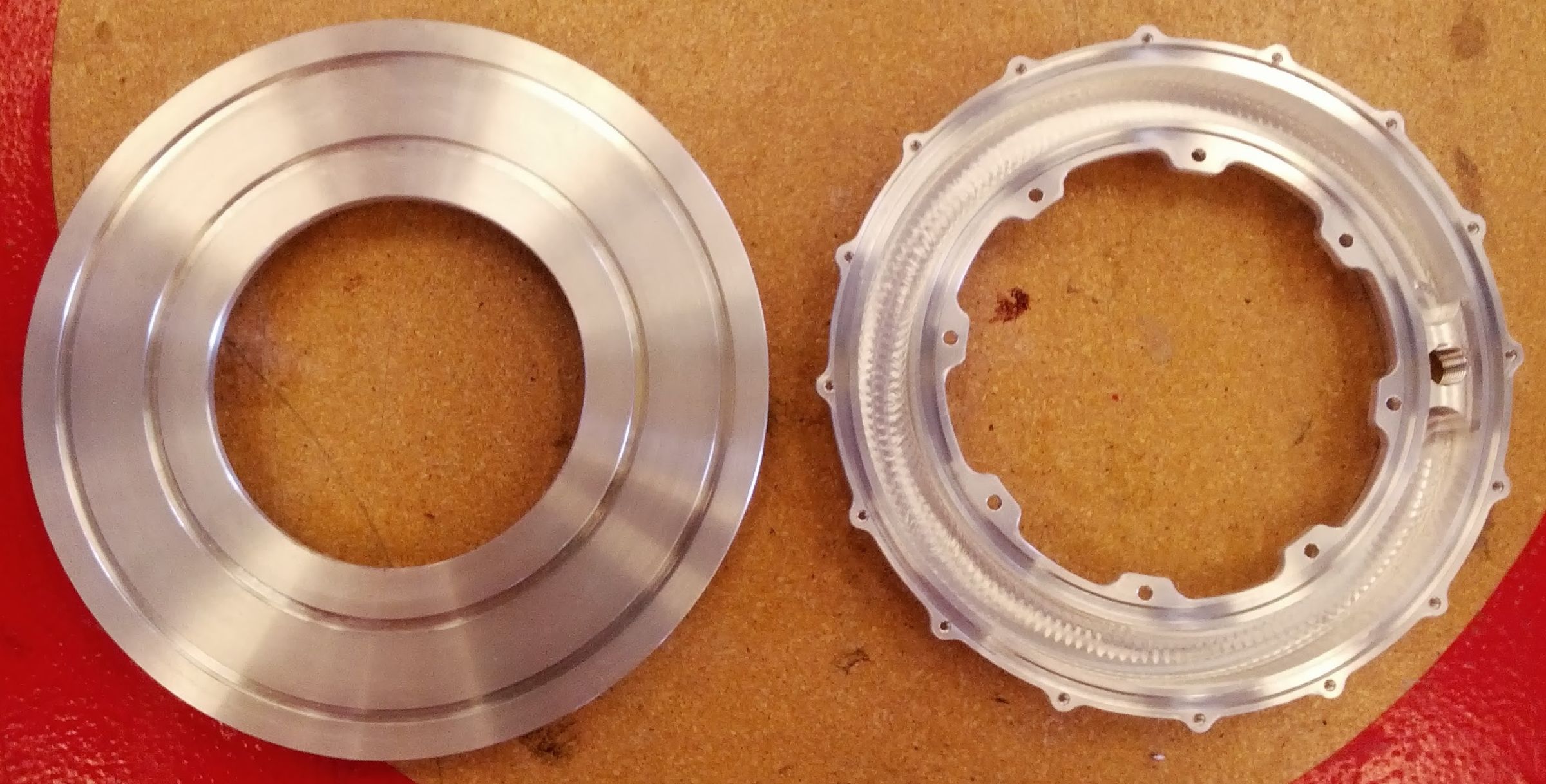 Light Ring on Underwater Robot -- Part 1 (Lathe)