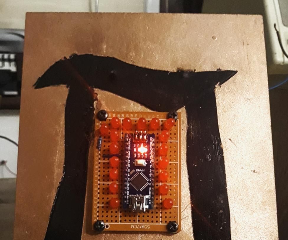 ARDUINO LED PI ON PI HELD BACK BY PI