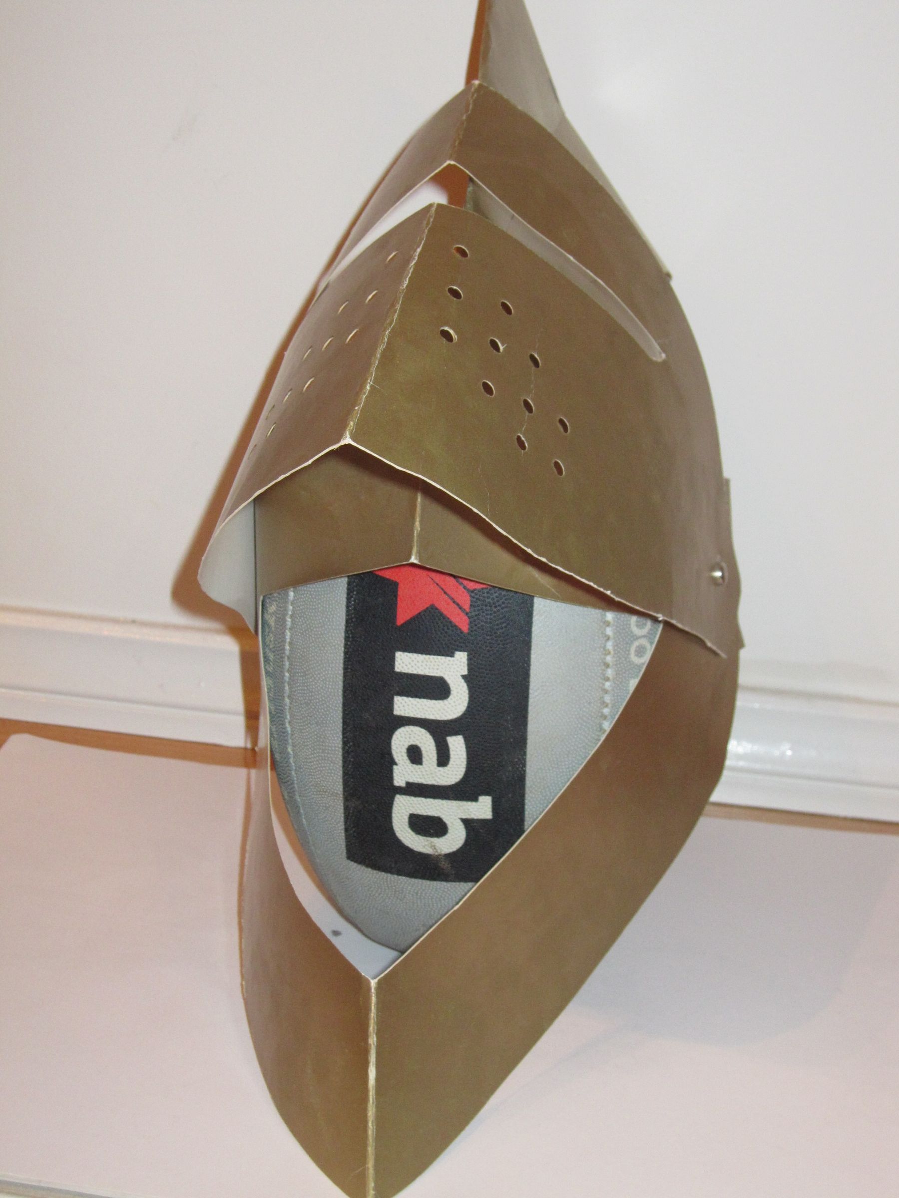 Cardboard Knight Helmet Instructables