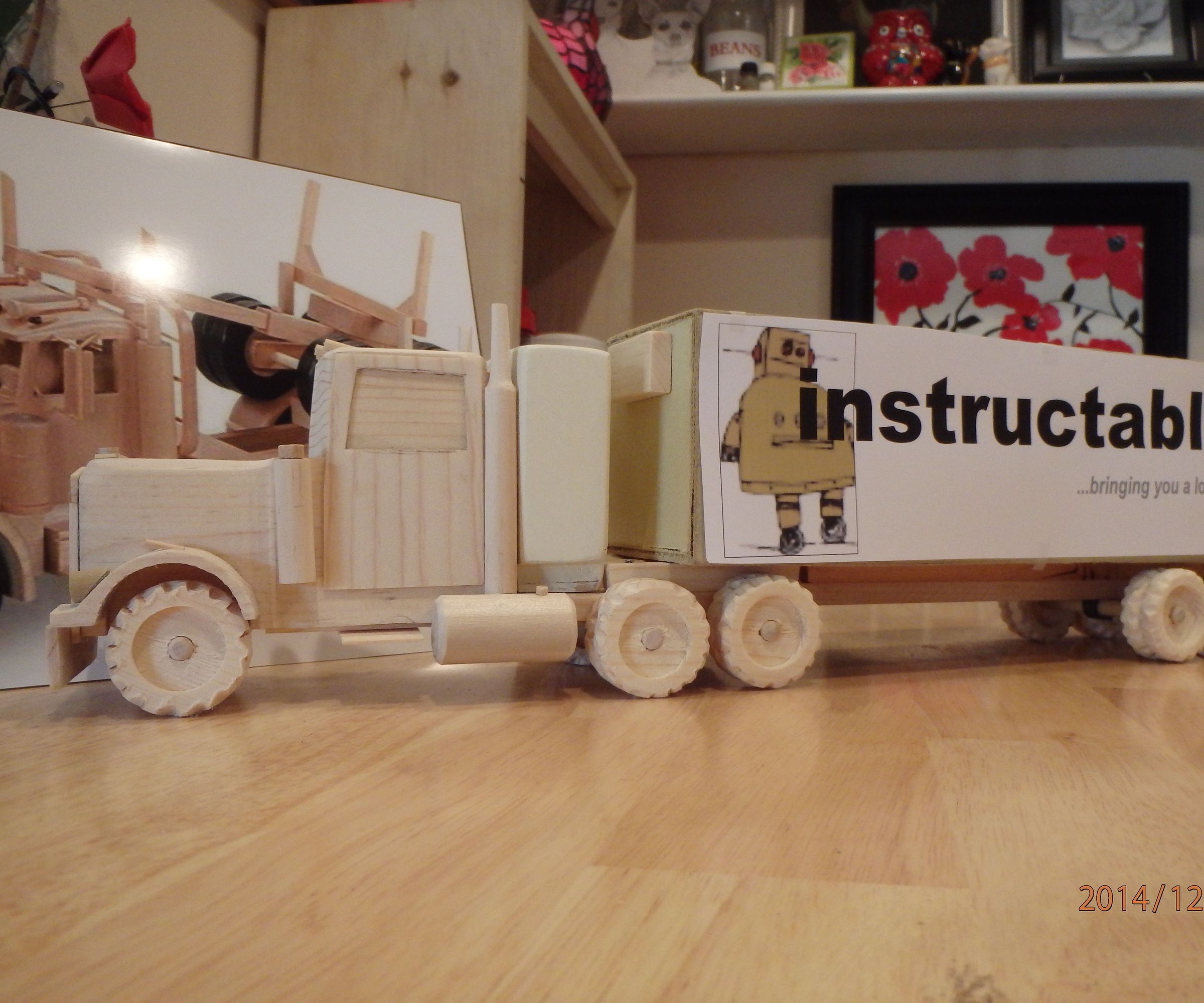 Making the Instructables Hauler (18 Wheeler)!