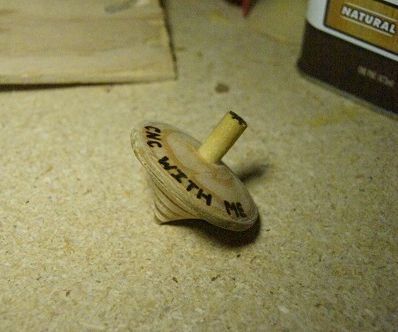 Wooden Top Built With 3-Axis CNC Router