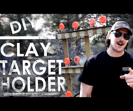 DIY Homemade Clay Target Holder - CHEAP & PORTABLE
