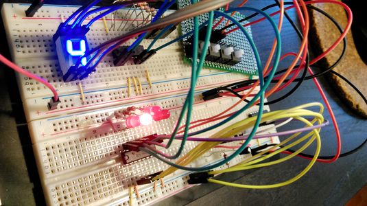 Shift Register With 7 Segment Display : 5 Steps (with Pictures ...