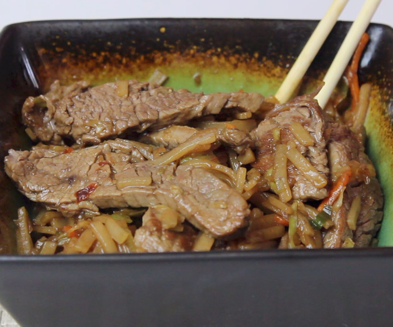 Gluten-Free Mongolian Beef Noodles