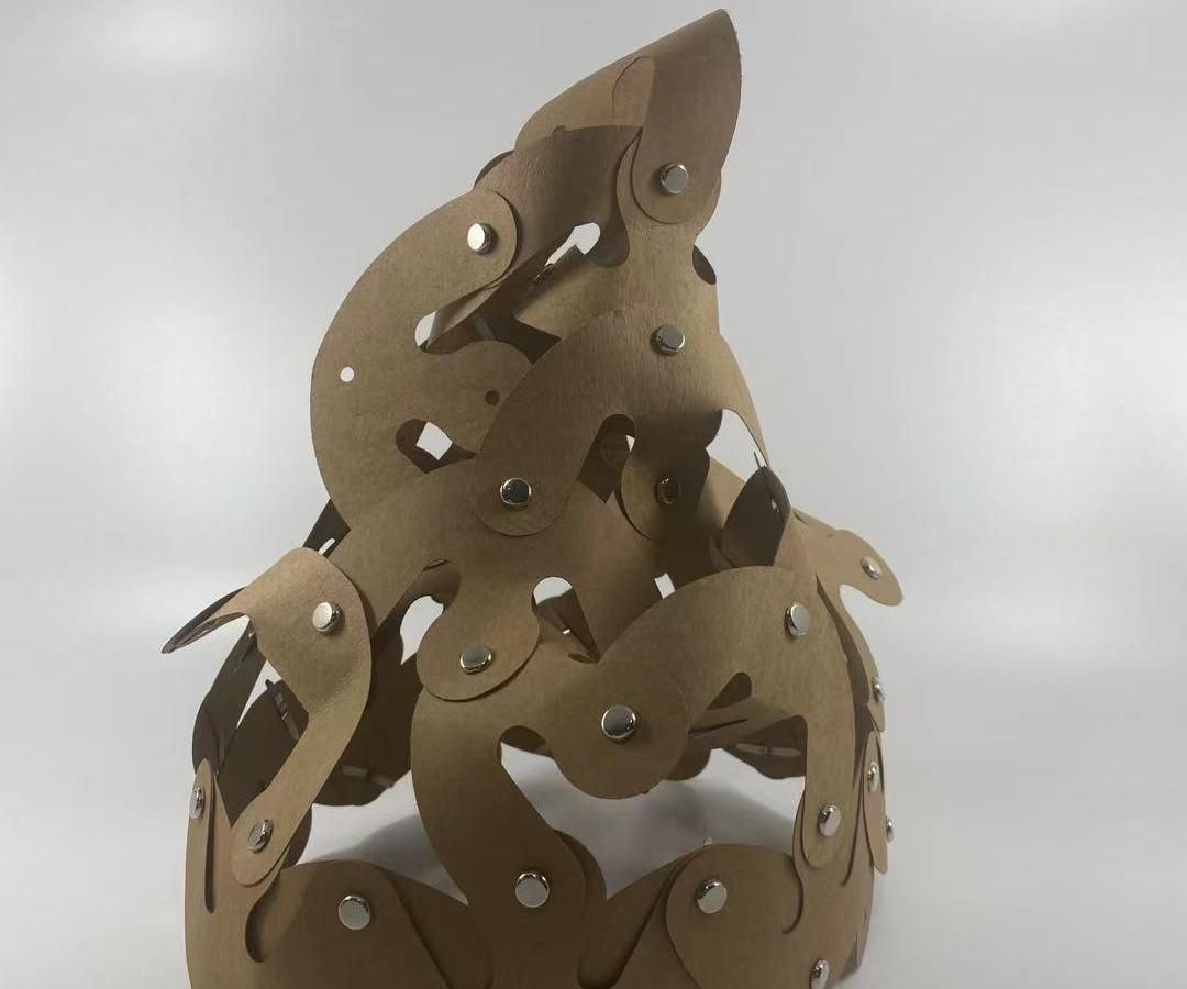 Flame Lamp Shade - Modular Structure