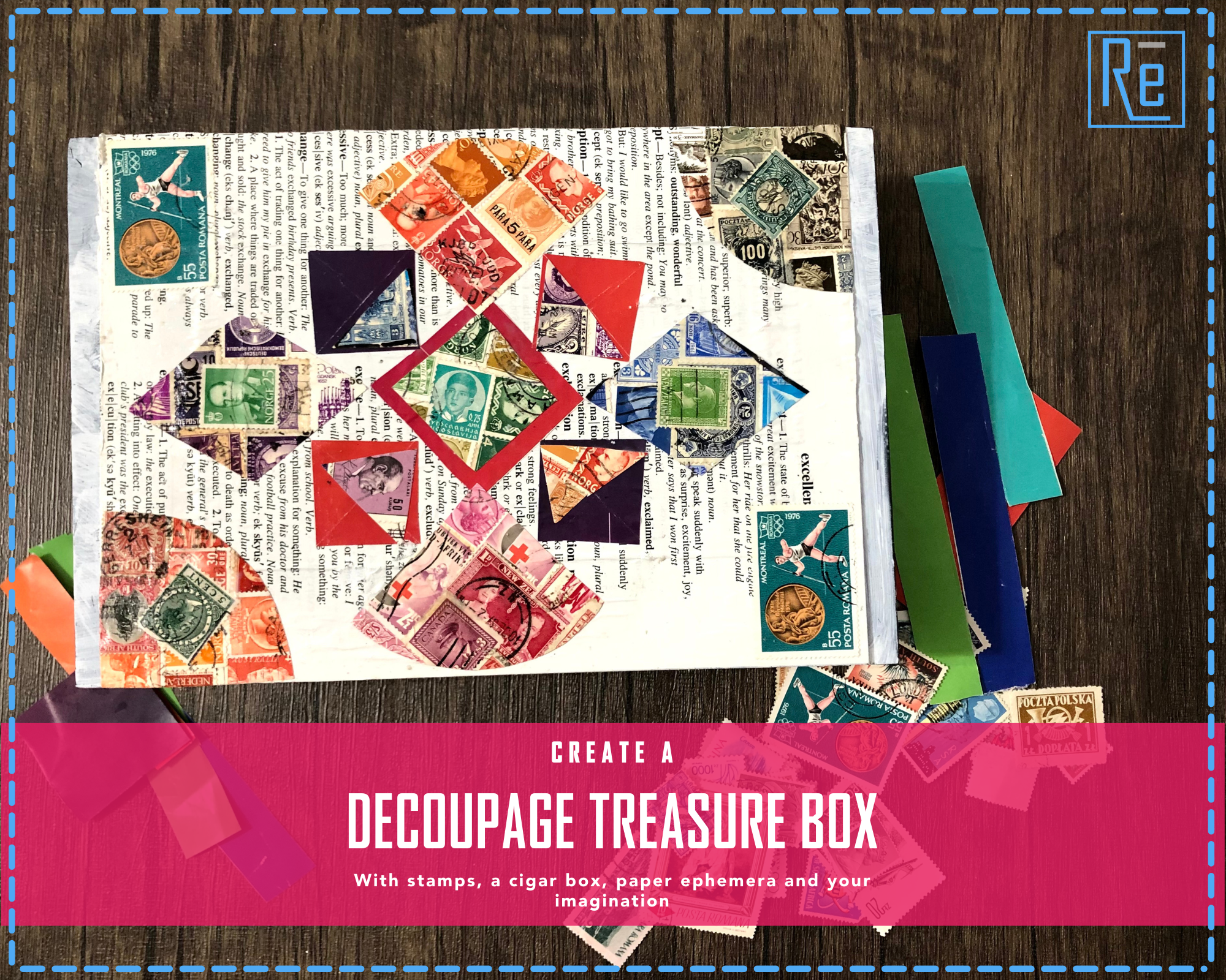 Decoupage Treasure Box