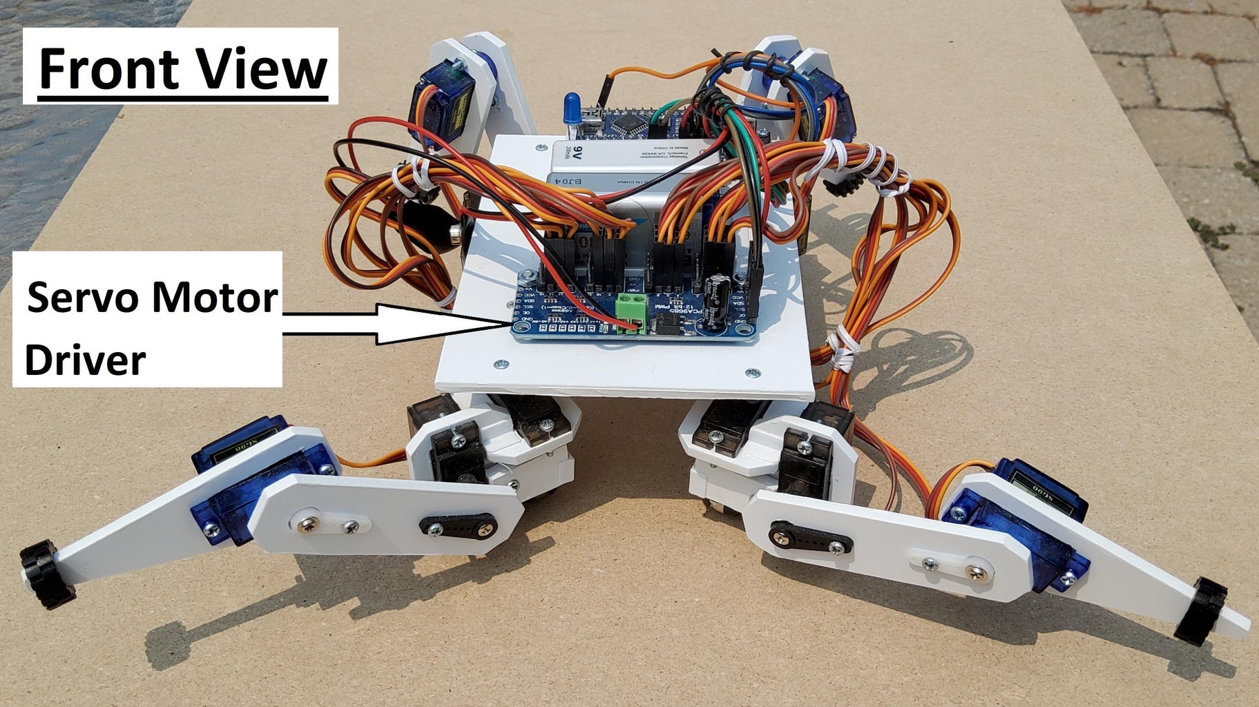 Arduino Quadruped Robot: Walks, Skims & Grips : 13 Steps (with Pictures ...