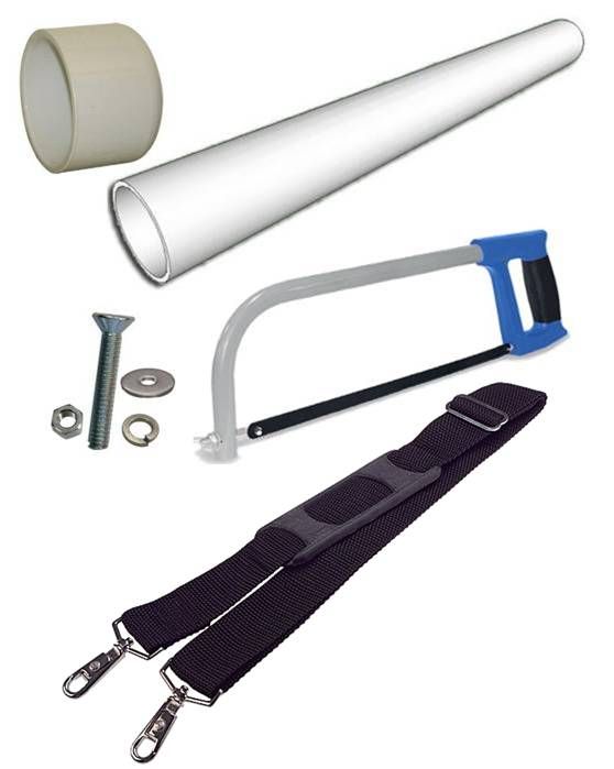 Pvc Jarvis Walker Rod Holder Rod Case Pvc Fishing Rod Transport