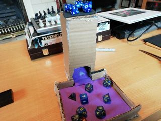 How to Make a Cardboard Tumbling Dice Tower!