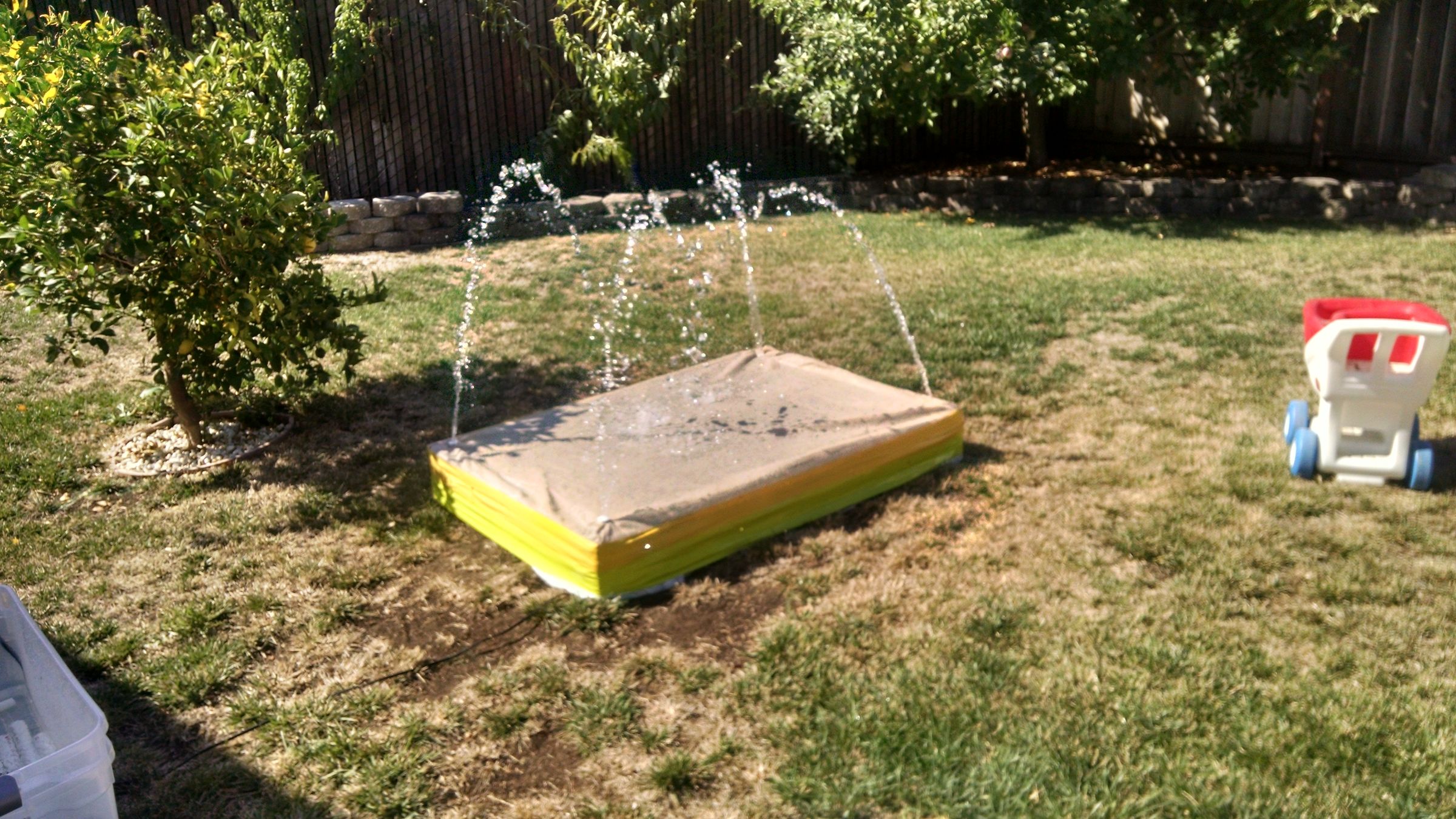 Backyard Recirculating Splash Pad