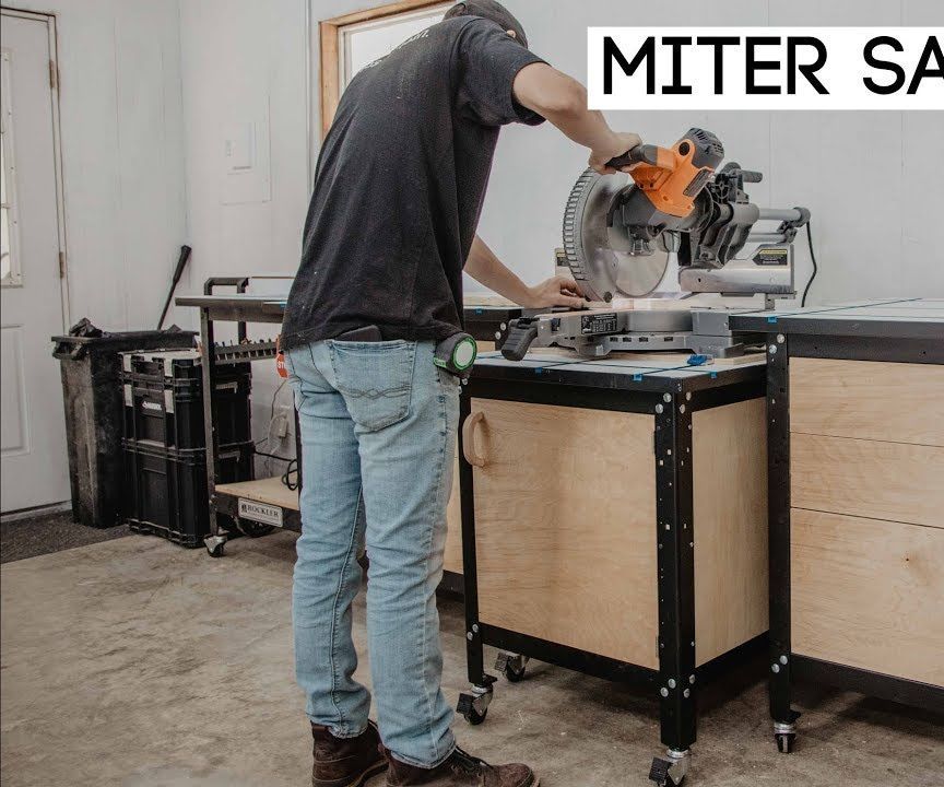 Easy to Build Miter Saw Station
