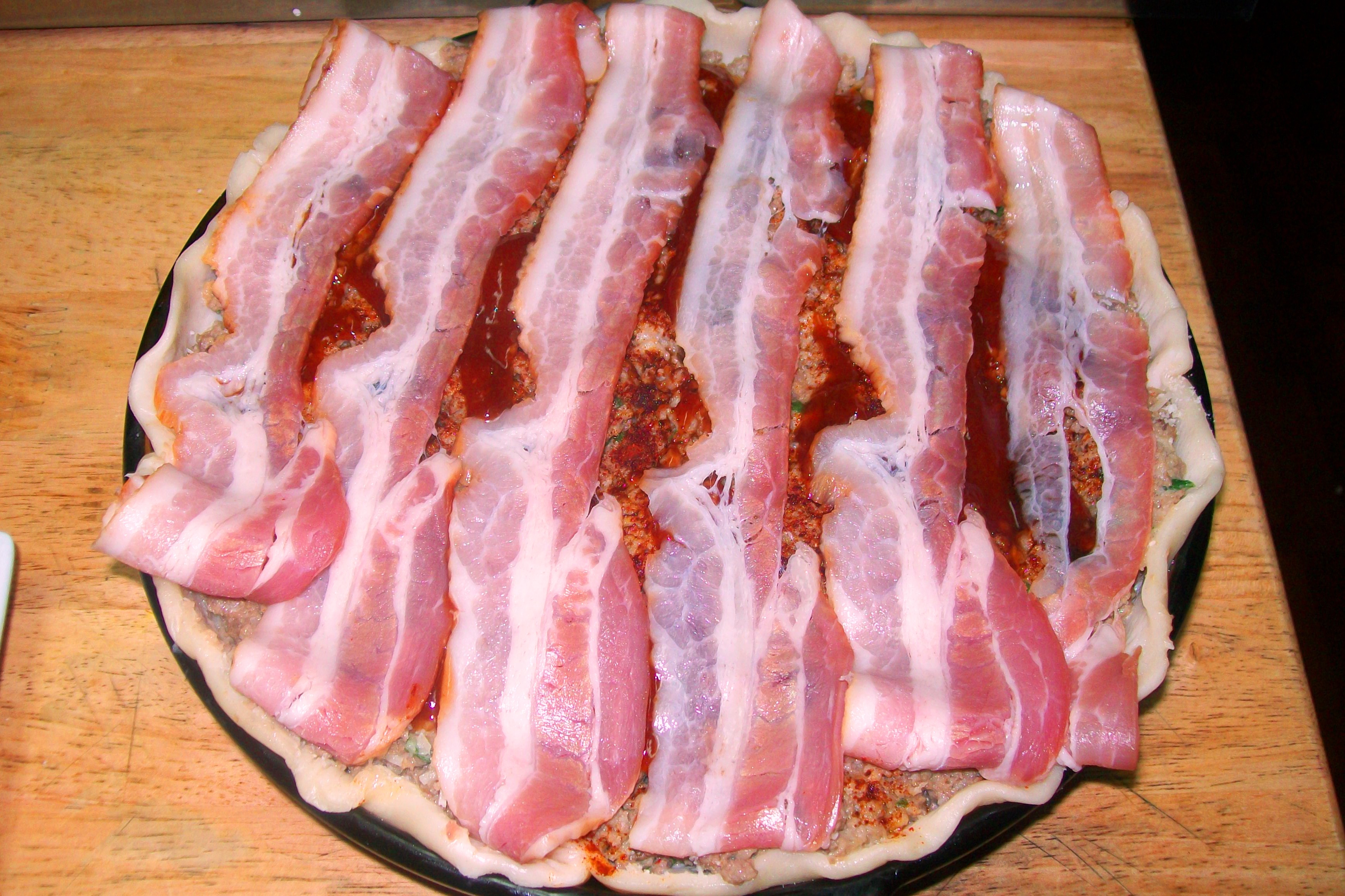 Paradise by the Oven Light (A Savory Meatloaf Pie Topped With a Bacon