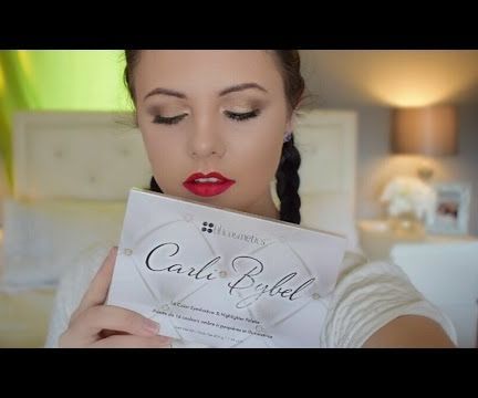 Carli Bybel Palette - Summer Glow With Red Lip