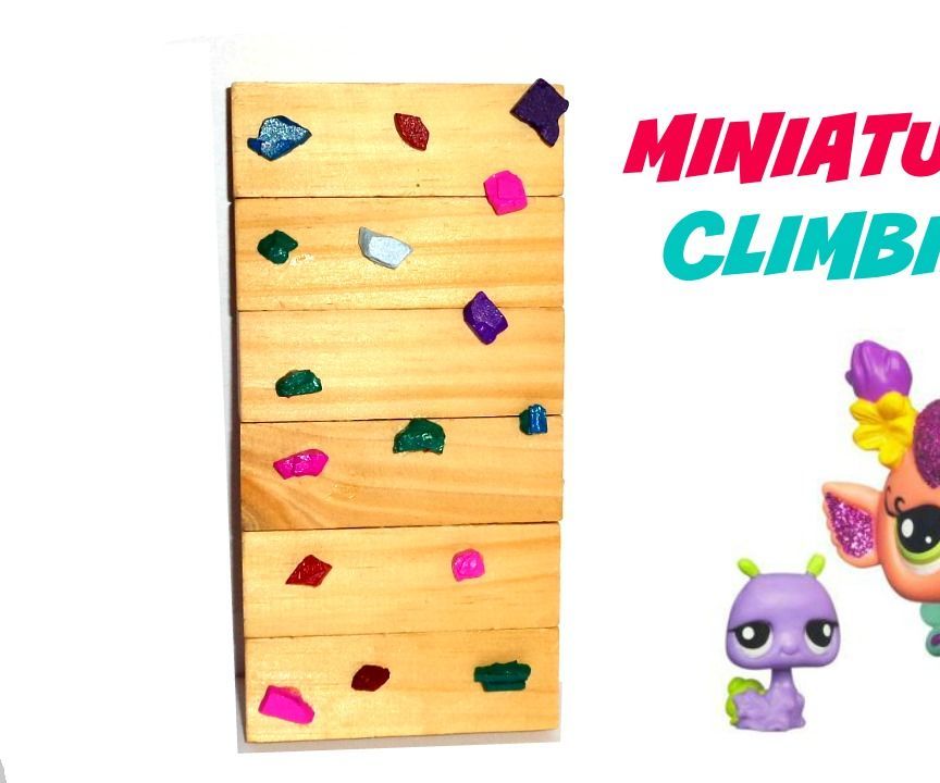 How to Make a Doll Rock Climbing Wall