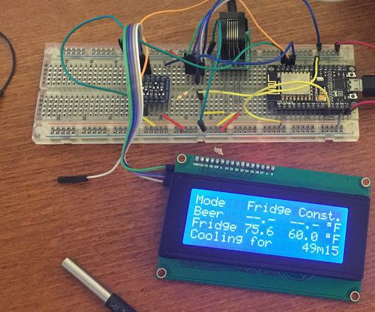 WiFi BrewPi Fermentation Temperature Controller with ESP8266