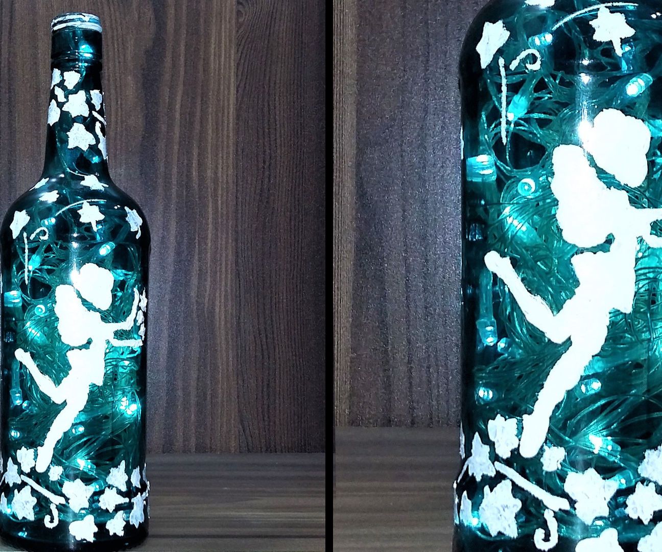 How to Make Blossoming Fairy Magical Wine Bottle With Twinkle Lights