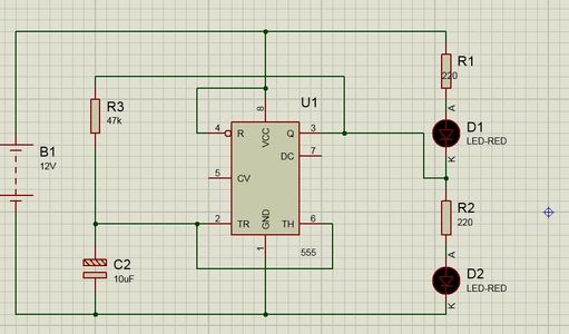 555 Led Flashing
