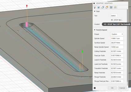 Machining Details in the Clipboard