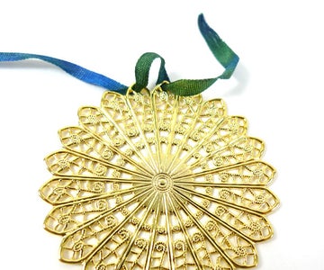 Thread Ribbon Through Filigree