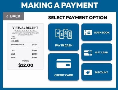 Choose Payment and Get Receipt(Put in Phone Number to Get Receipt)