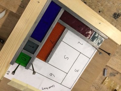 Stretching and Preparing the Lead Came