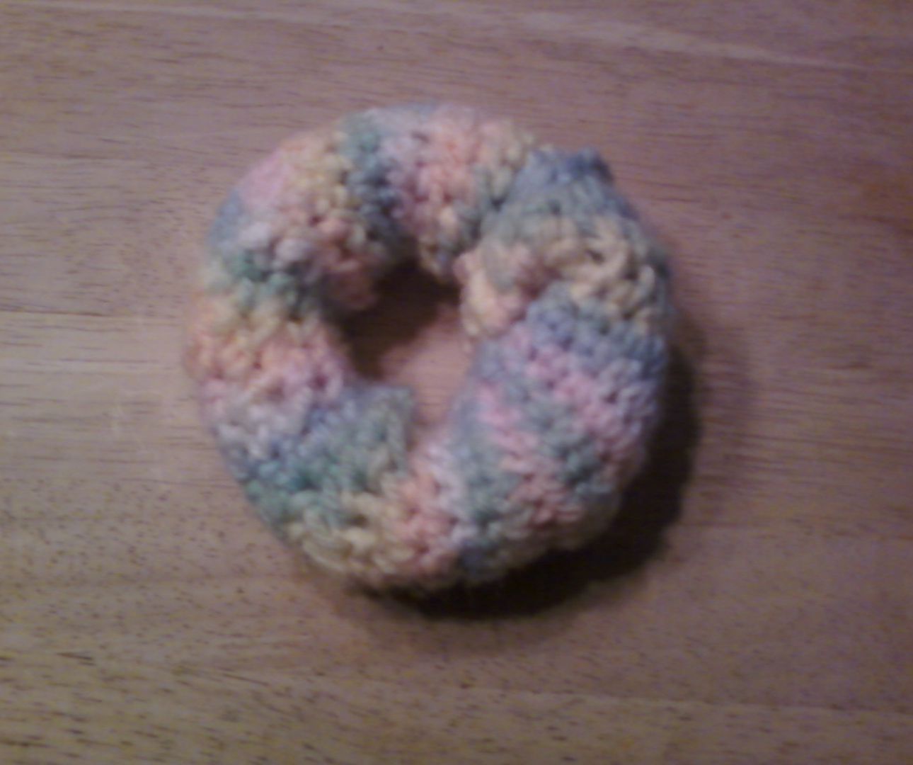 Yarn Wrapped Holey Sock