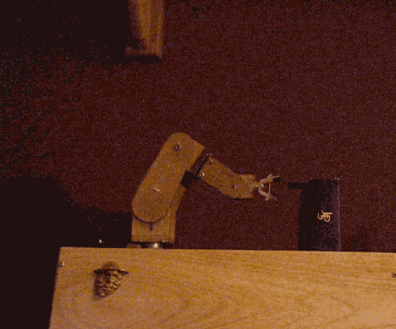 MiniRobot Wooden Cabledriven 6dof RC-Servo