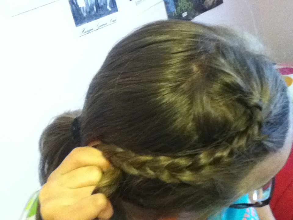 Half-French Braid