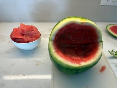 Remove Watermelon Insides