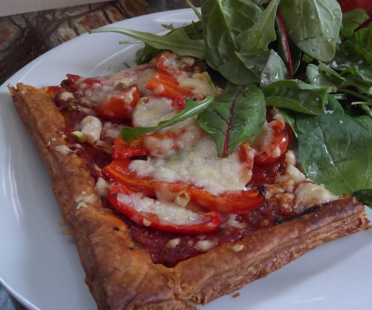 82p Fresh Healthish Pizza From Puff Pastry!