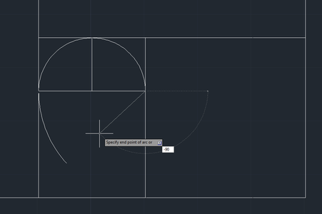 Fibonacci Sequence AutoCad