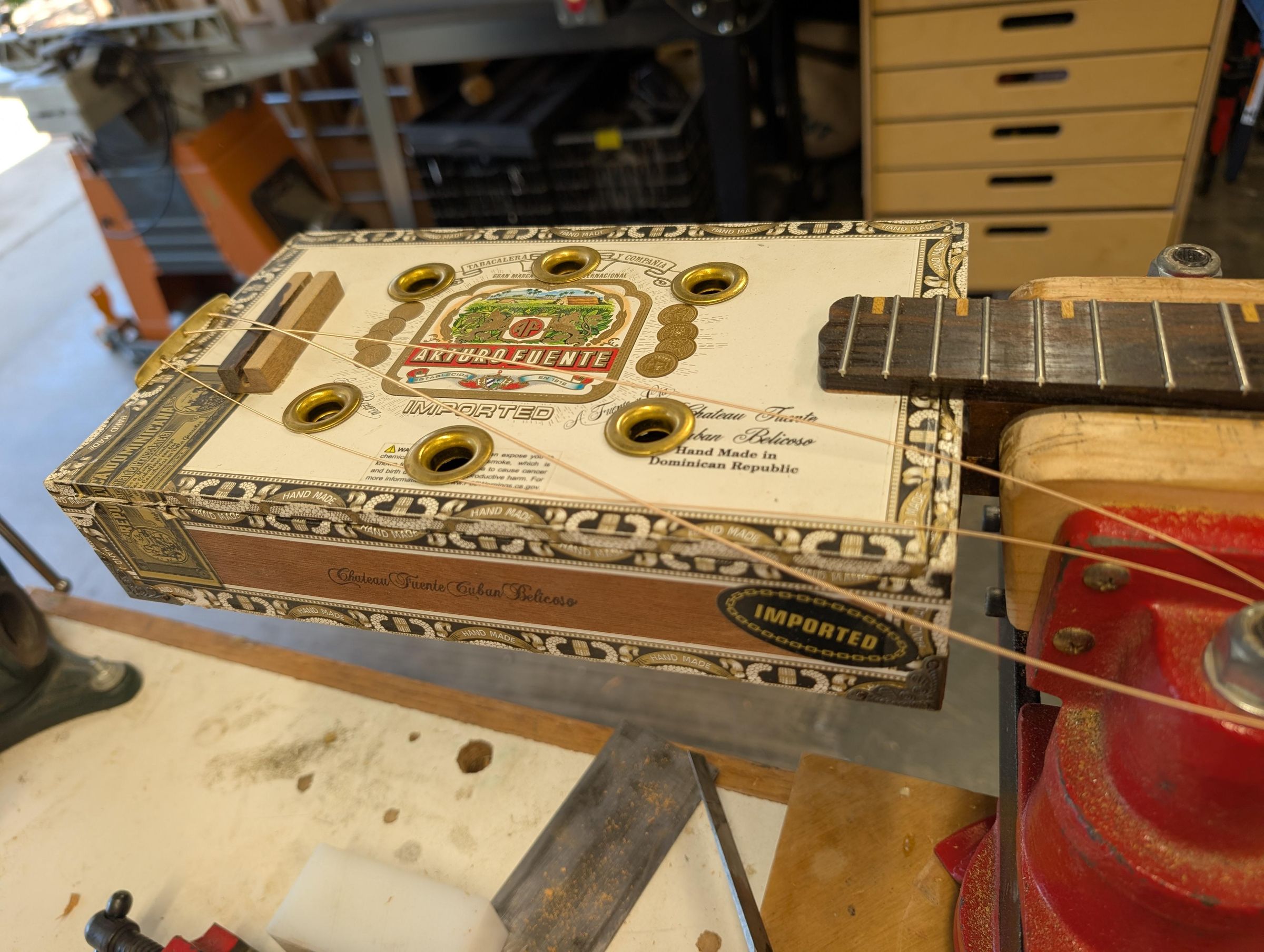Apply Finish , Strings and Tune