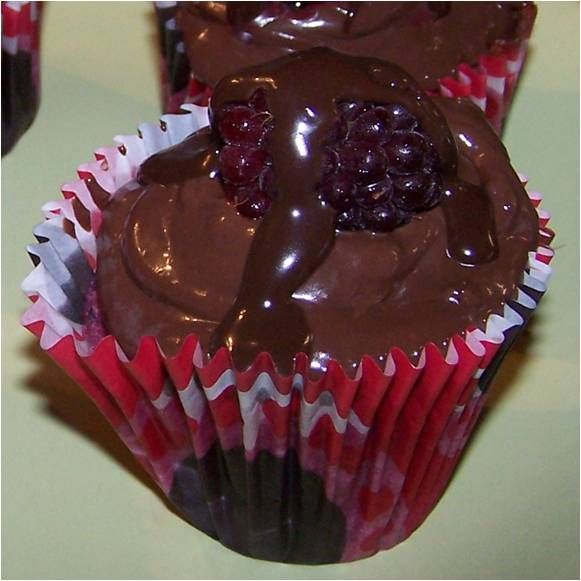 Homegrown Raspberries Cupcakes