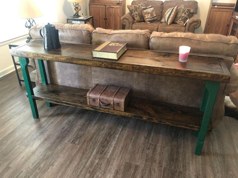 Building a sofa table