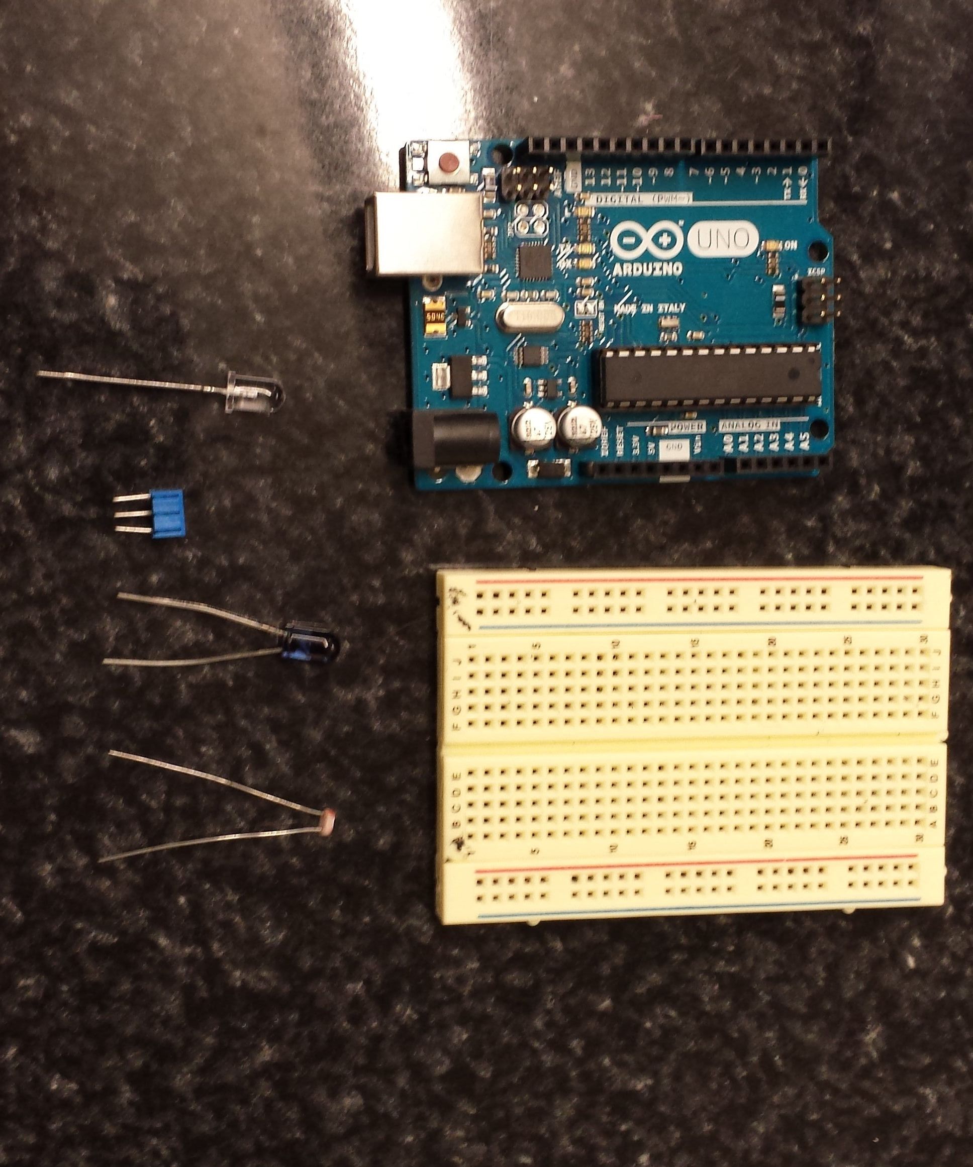 Photo-Resistive-Pot-Controlled LED Blinker (PRPC LED Blinker)