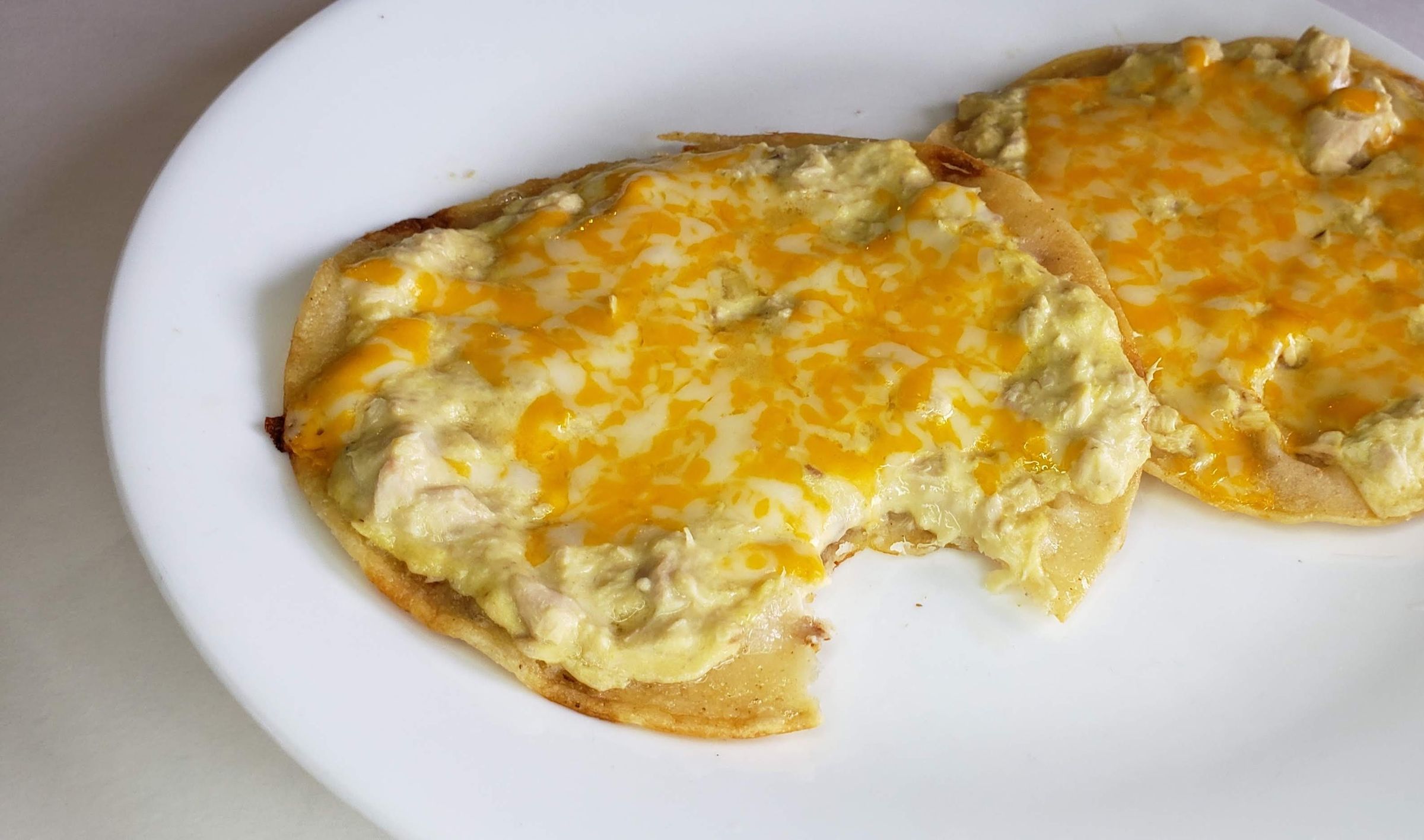 5 Minute Tuna Melt Tortilla Pizzas 4 Steps Instructables