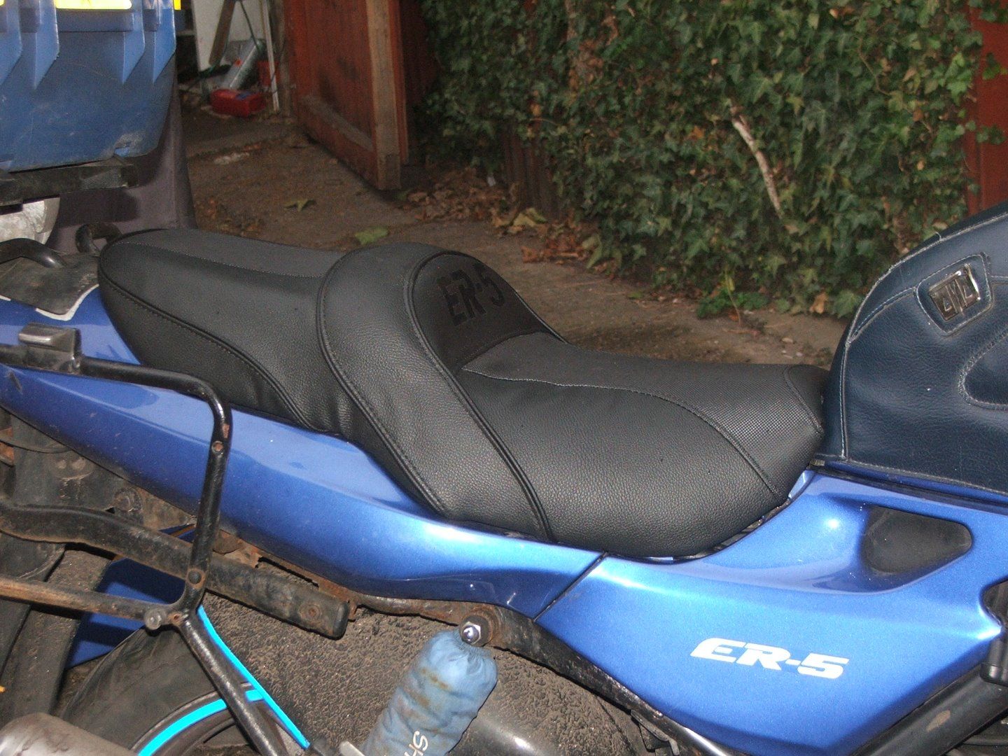 motorcycle seat recovering