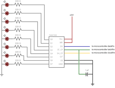 74HC595 Shift Register