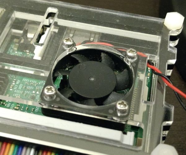 PWM Regulated Fan Based on CPU Temperature for Raspberry Pi