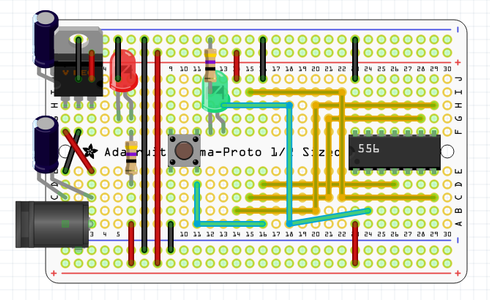 Reset Switch and Indicator LED