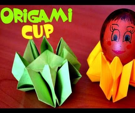 Easter - Origami Egg Cup - Instructions