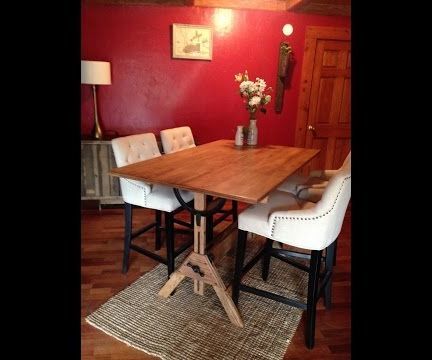 Restoring a Vintage Drafting Table to Repurpose as a Dining Table