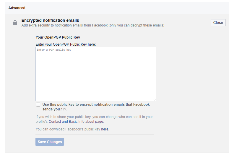 Encrypt your Notification Emails