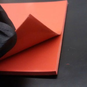 Stick the 3 Mm Silicone Sheet to the Adhesive 1/32 in Silicone