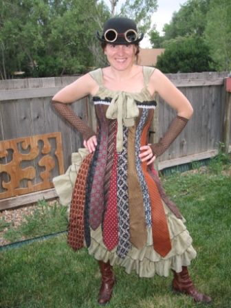Steampunk Necktie Corset Dress : 13 Steps (with Pictures) - Instructables