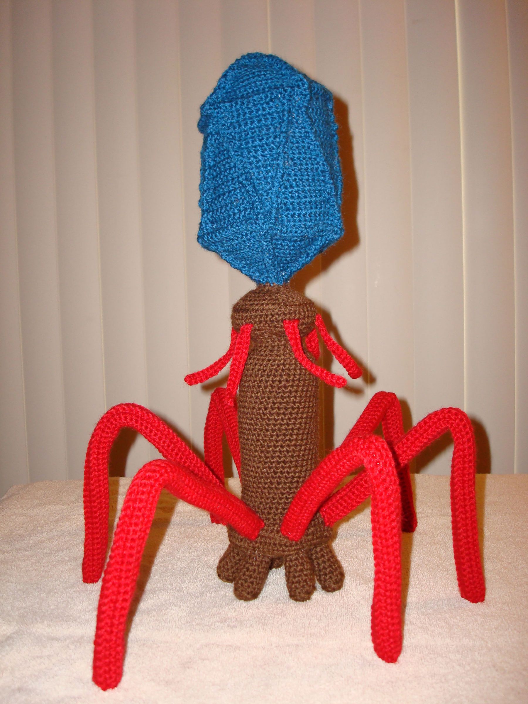 How to Crochet a Bacteriophage Virus