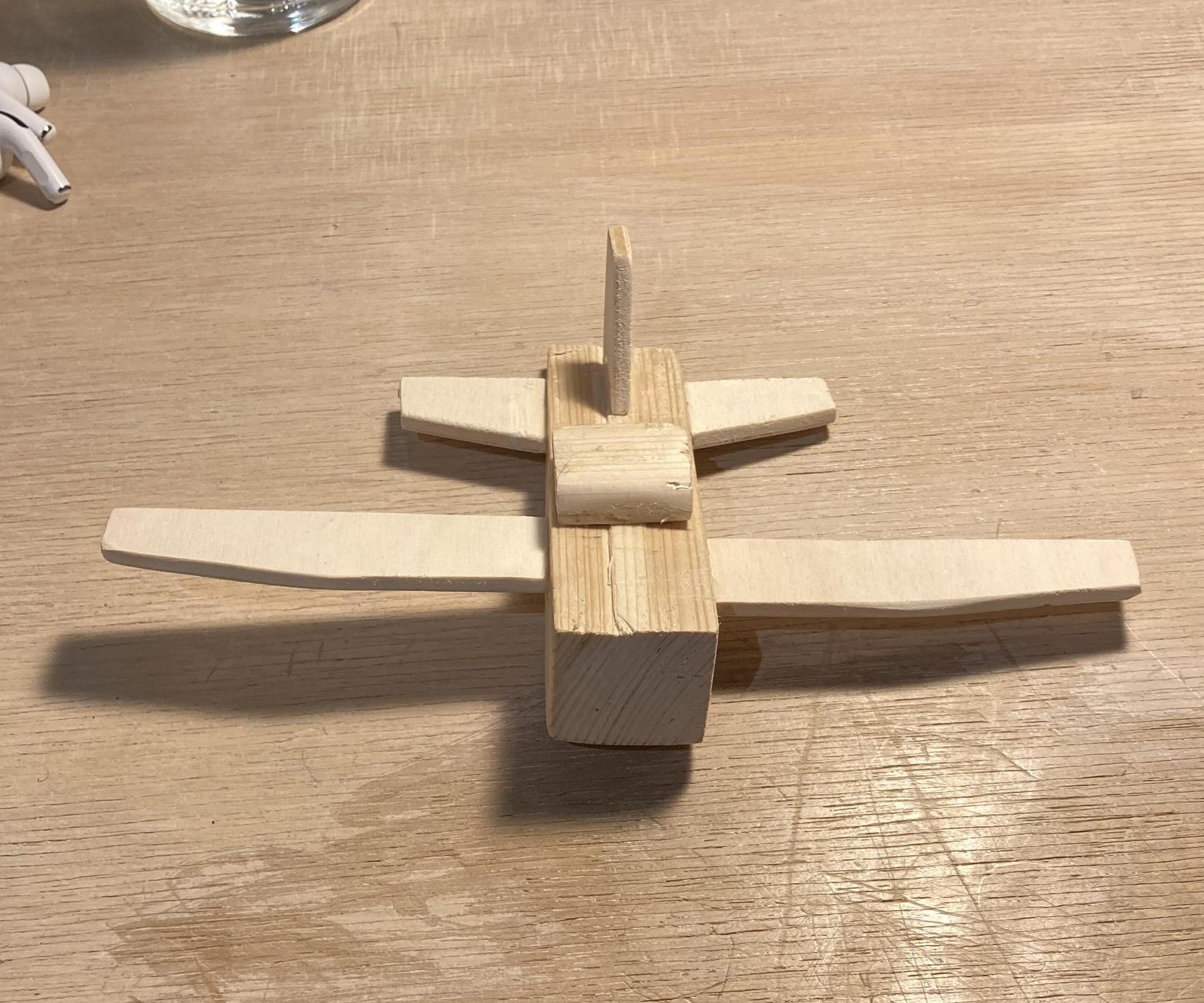 Simple Wooden Airplane for Beginners 11 Steps Instructables