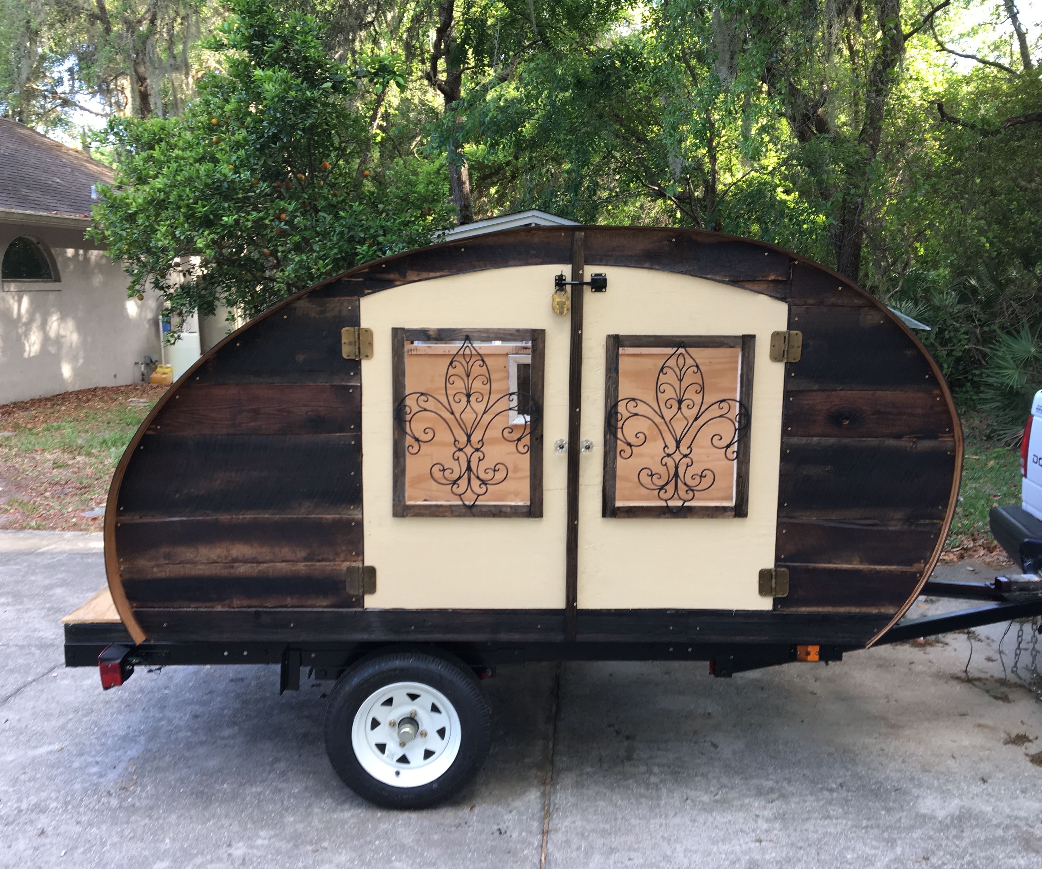 Reclaimed Wood Micro Teardrop Trailer